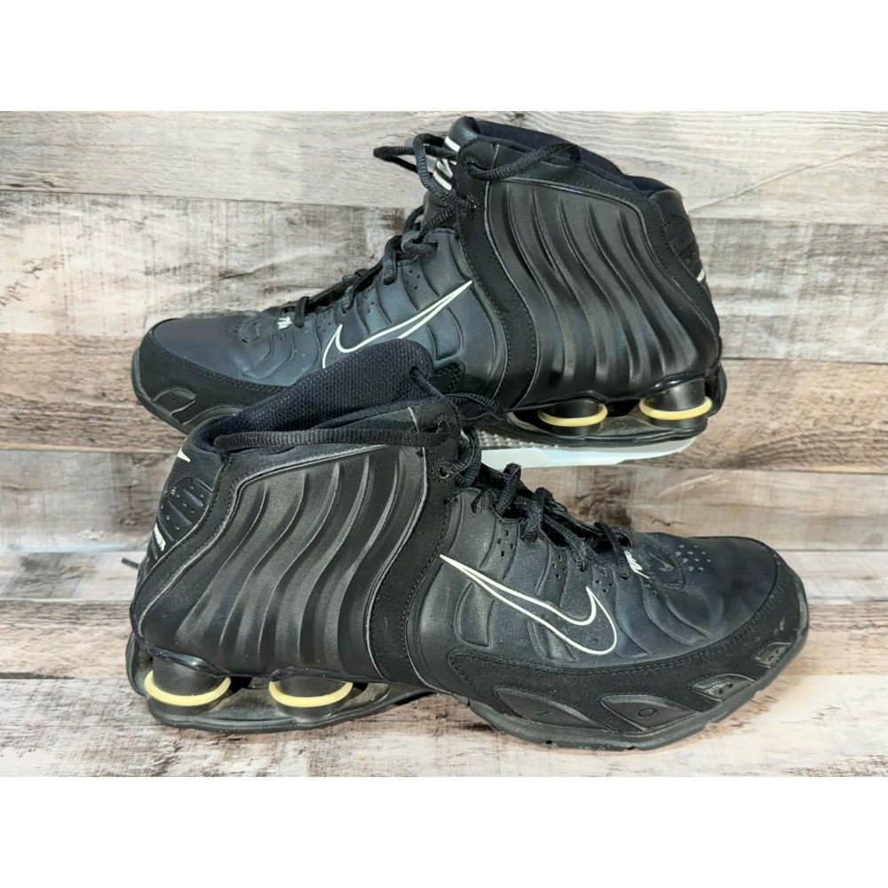 2005 NIKE SHOX LETHAL JERMAINE O'NEAL SHOES Black Men‎ Size 9.5